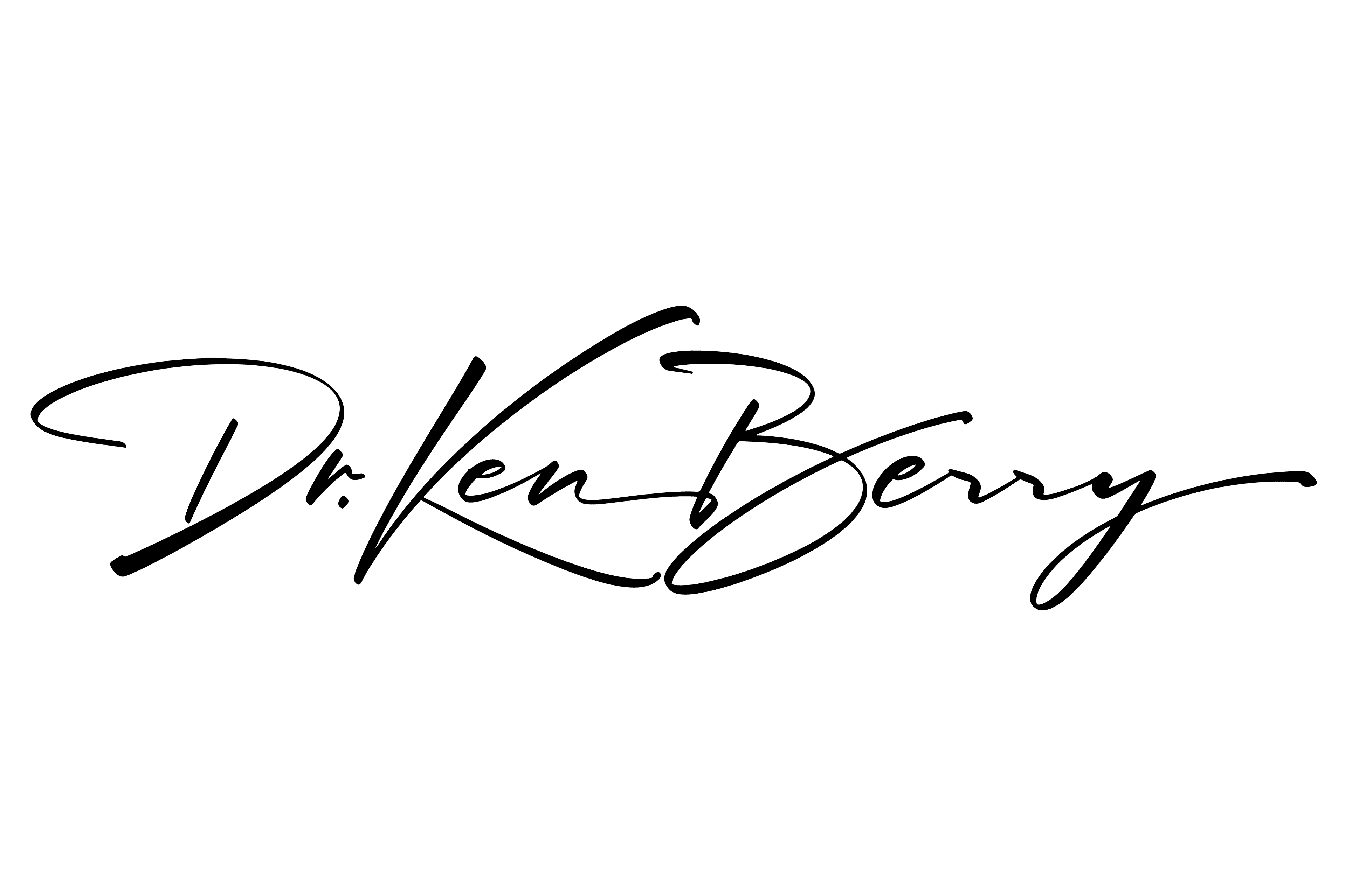 Dr. Ken Berry signature
